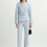 Posse - HEIDI JACKET - BLUE GINGHAM