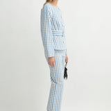 Posse - HEIDI JACKET - BLUE GINGHAM