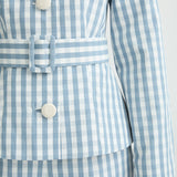Posse - HEIDI JACKET - BLUE GINGHAM