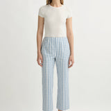Posse - HEIDI TROUSER - BLUE GINGHAM