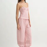 Posse - PEARL PANTS - BERRY CHOC POLKA DOT