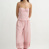 Posse - PEARL PANTS - BERRY CHOC POLKA DOT