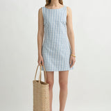 Posse - HEIDI DRESS - BLUE GINGHAM