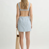 Posse - HEIDI DRESS - BLUE GINGHAM
