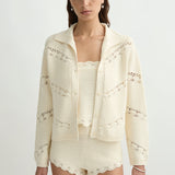 Posse - DYLAN CARDIGAN - PEARL