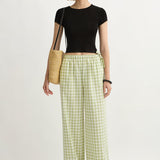 Posse - WENDY PANT - PEAR GINGHAM