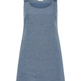 Posse - THEA SHIFT DRESS - STEEL BLUE
