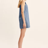 Posse - THEA SHIFT DRESS - STEEL BLUE