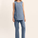 Posse - THEA TUNIC - STEEL BLUE