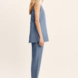 Posse - THEA TUNIC - STEEL BLUE
