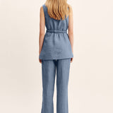 Posse - THEA TUNIC - STEEL BLUE