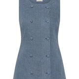 Posse - THEA VEST - STEEL BLUE