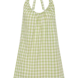 Posse - WENDY MINI DRESS - PEAR GINGHAM