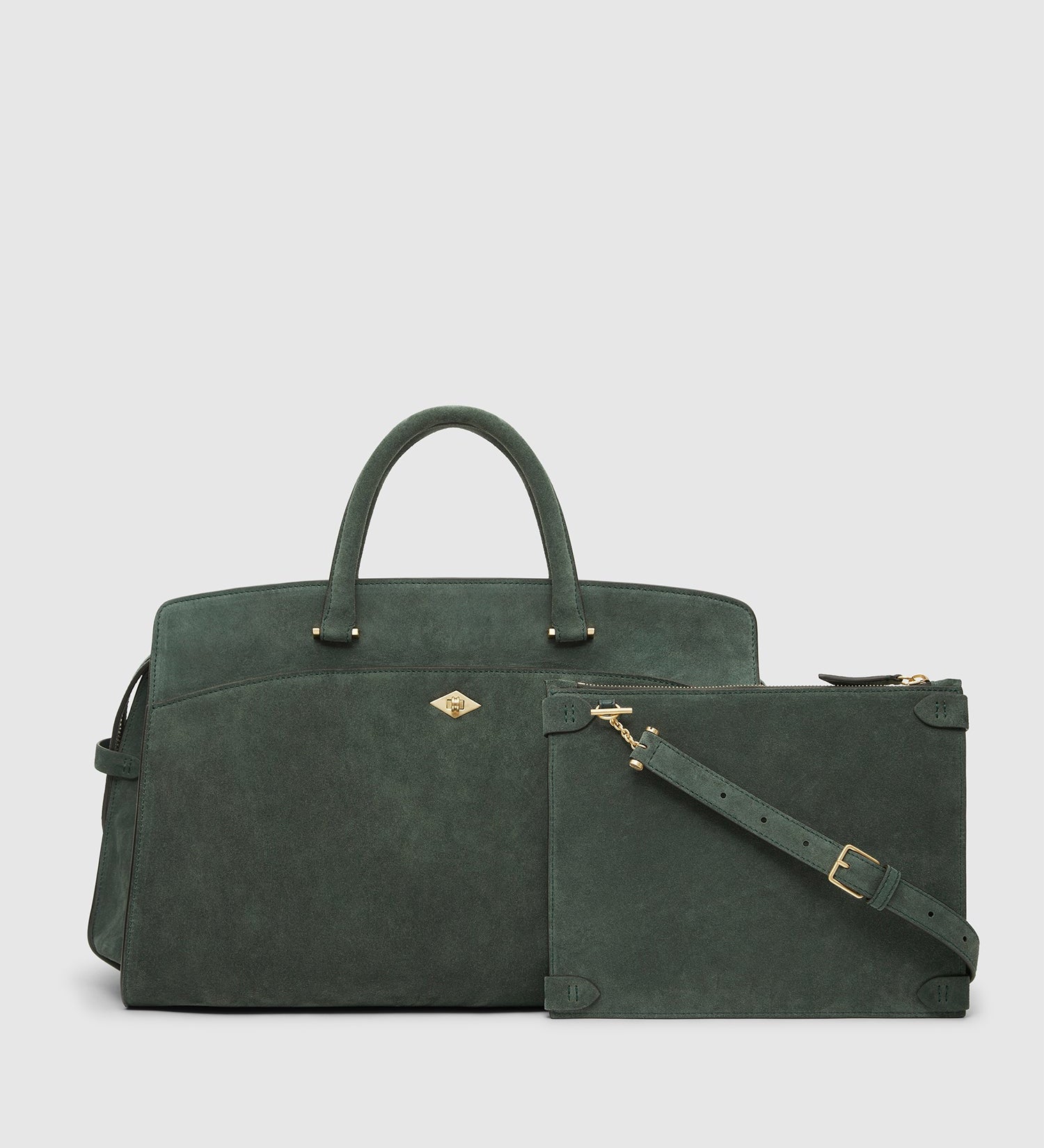 Metier - Private Eye Large Suede Emerald