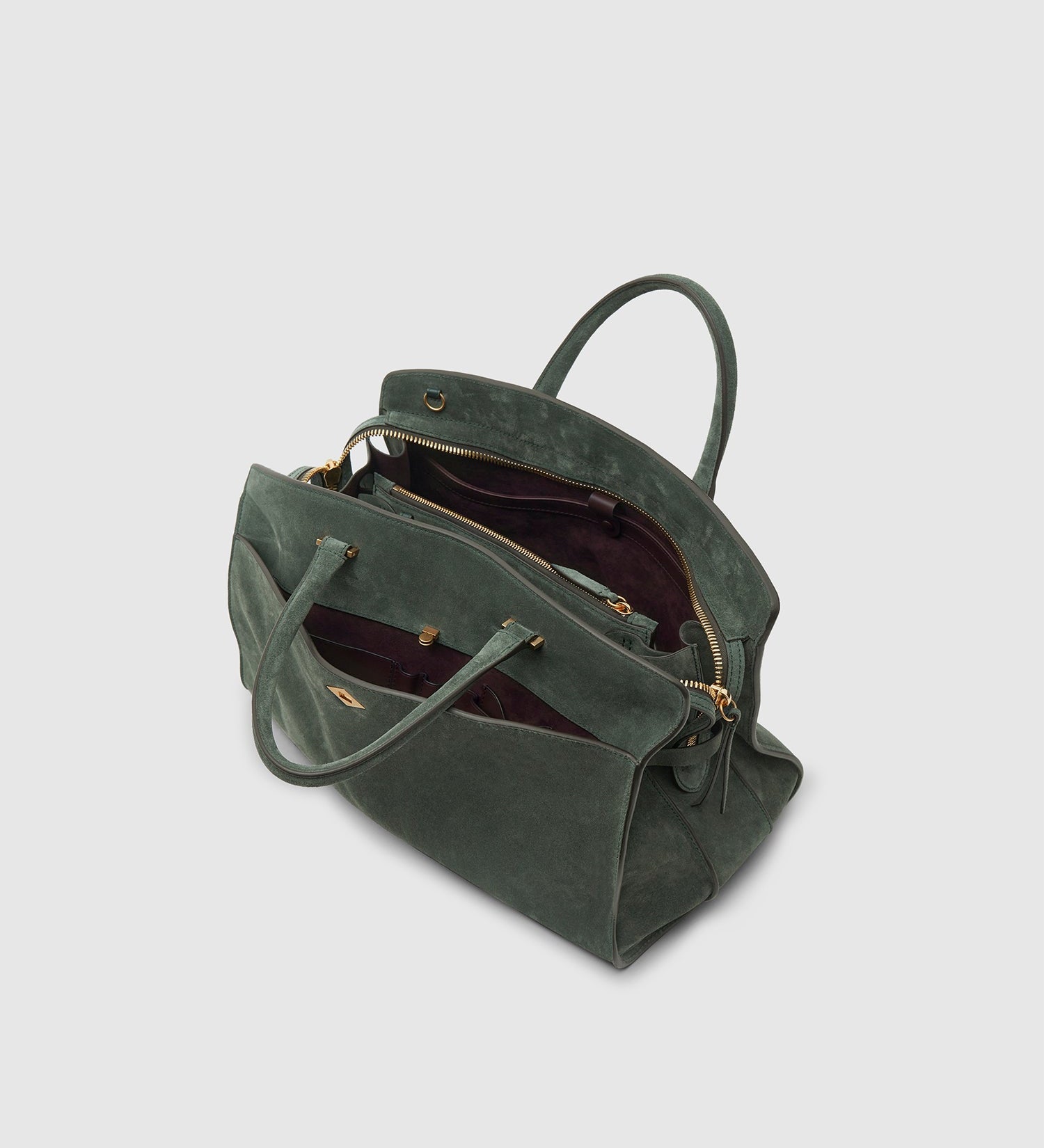 Metier - Private Eye Large Suede Emerald