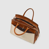 Métier - Private Eye Natural Linen and Buffalo Cognac