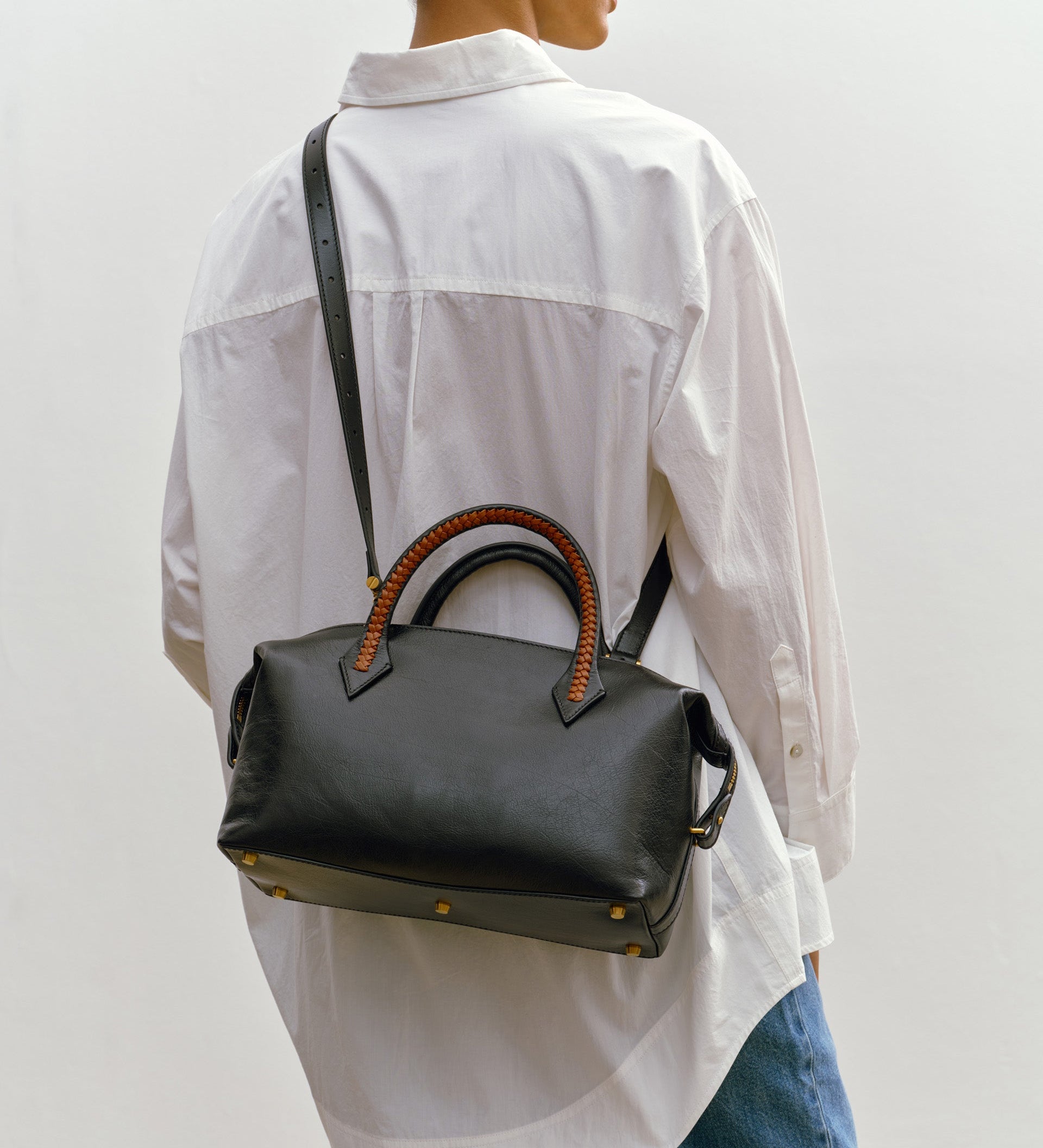 Metier - Vérité City Small Elvis Black with Cognac
