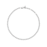 Dorsey - FLOATING ETERNITY ANKLET IN 3.5MM MOISSANITE, STERLING SILVER