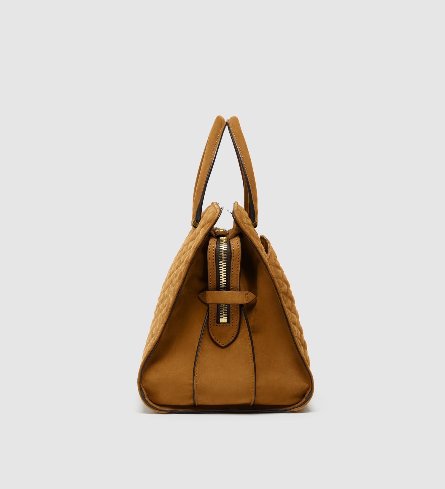 Metier - Private Eye Buttery Suede Diamond Quilt Marrakech with Gold Hardware