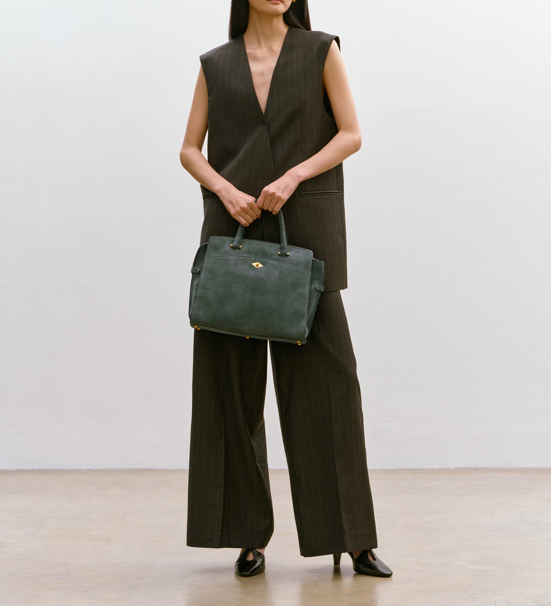 Metier - Private Eye Slim Suede Emerald