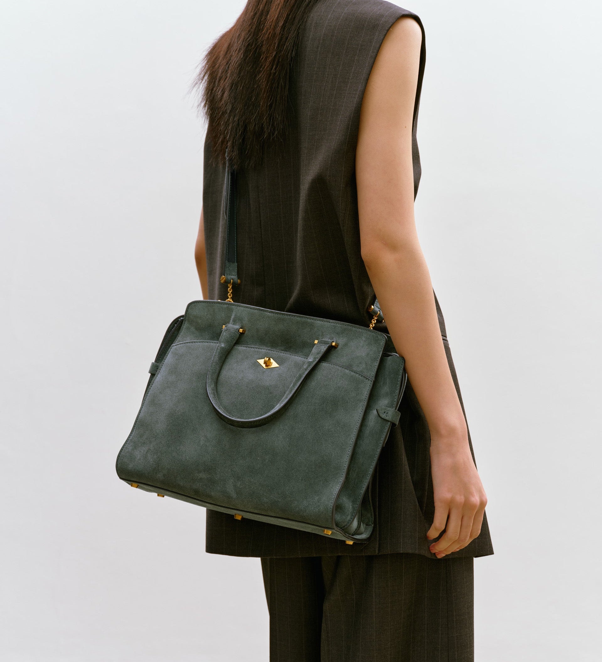 Metier - Private Eye Slim Suede Emerald