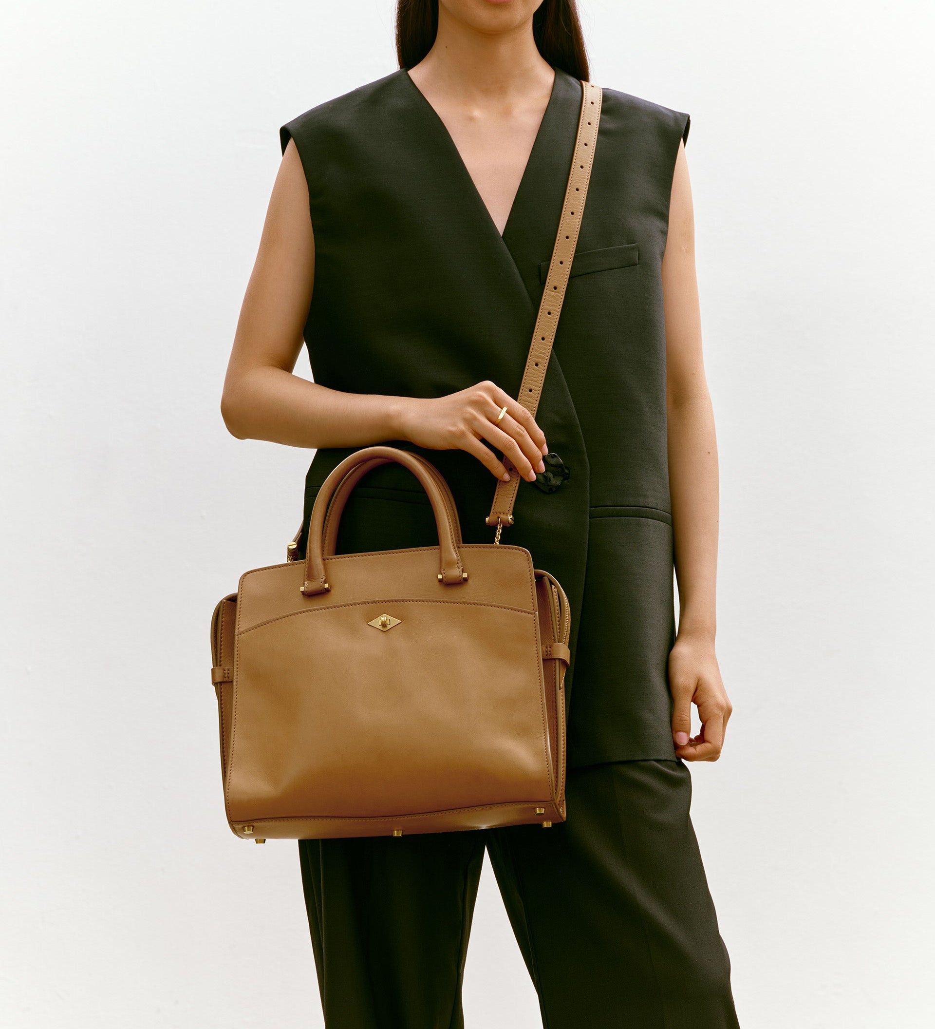 Metier - Private Eye Slim Nappa Caramel
