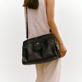 Métier - Private Eye Buttery Nappa Black with Silver Hardware