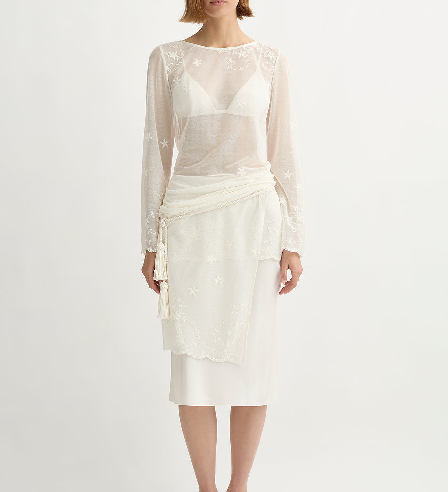 Posse - TASSEL BELT - CREAM