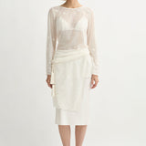 Posse - TASSEL BELT - CREAM