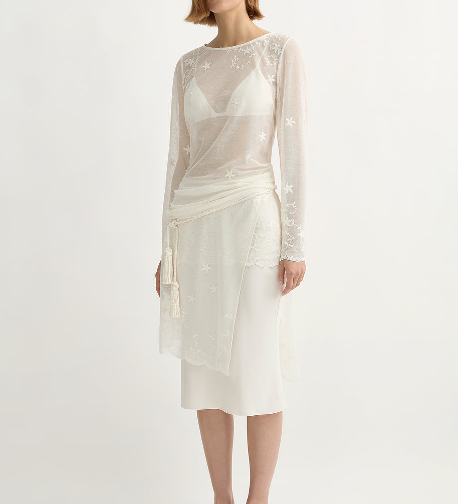 Posse - TASSEL BELT - CREAM