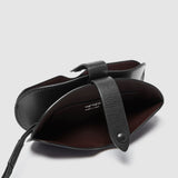 Metier - Glasses Case Double With Strap Buttery Nappa Black