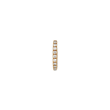 Dorsey - PAVÉ HUGGIE EARRING IN LAB WHITE SAPPHIRE