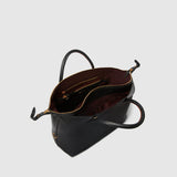 Métier - Vérité City Atelier Calfskin Black Cognac