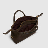 Métier - Vérité City Small Suede Chocolate and Elvis Black