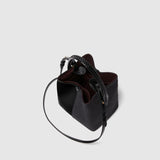 Metier - Vérité Mini Bouclé Black with Glossy Calfskin Black