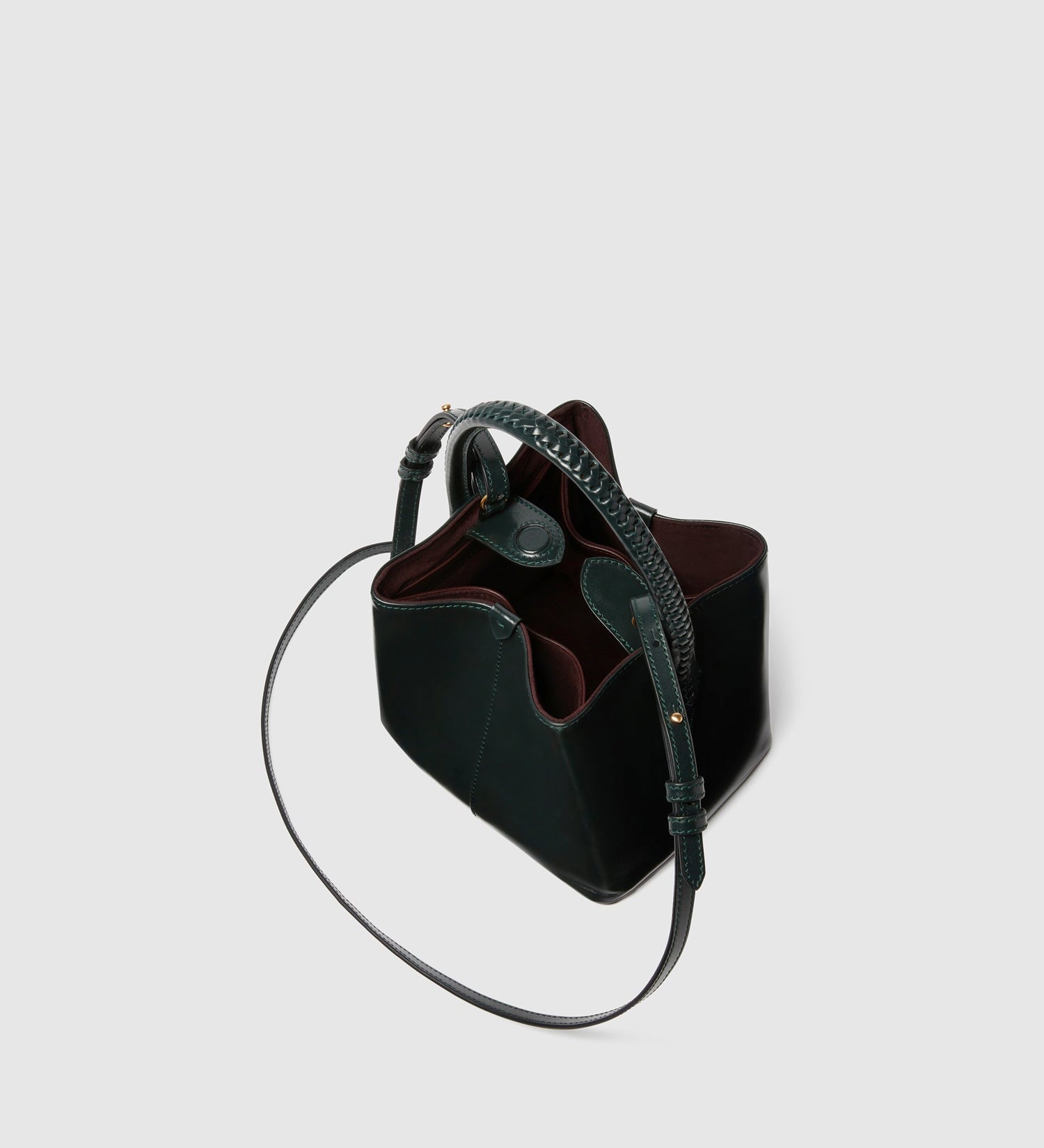Metier - Vérité Mini Glossy Calfskin Forest Green