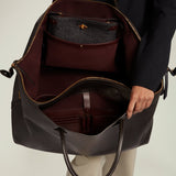 Metier - Stowaway Crossbody Bouclé Glossy Calfskin Black