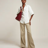 Métier - Vérité Collapsible Cabas Buffalo Dark Cherry