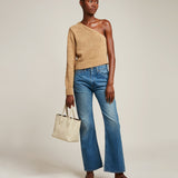 Métier - Vérité Medium Smooth Calfskin White Sand