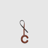 Metier - Personalisation Letter Charm Buffalo Cognac and Black with Salt Stitching