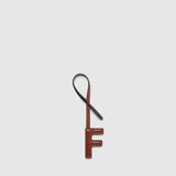 Metier - Personalisation Letter Charm Buffalo Cognac and Black with Salt Stitching