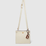 Metier - Personalisation Letter Charm Buffalo Cognac and Black with Salt Stitching