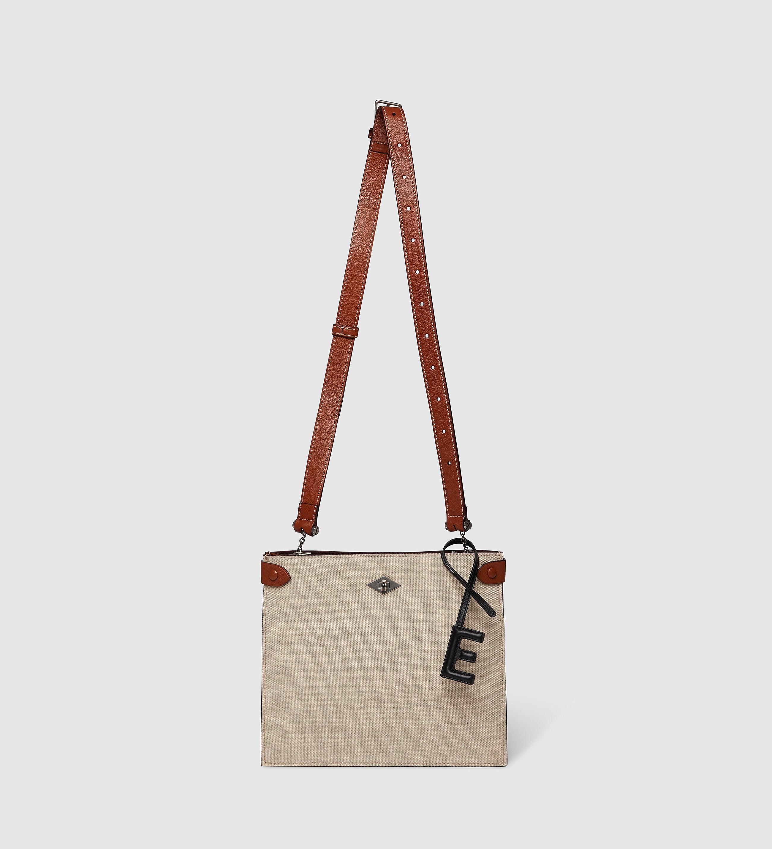 Metier - Personalisation Letter Charm Smooth Calfskin Black