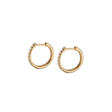 Dorsey - 14K PAVÉ HUGGIE EARRING IN LAB DIAMOND