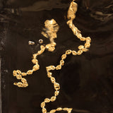 Kinn - Petite Puffed Mariner Chain Necklace Gold
