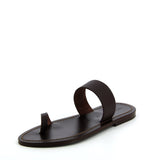 Ciao Lucia - K. Jacques x Ciao Lucia Dextra Brown Toe Ring Sandal
