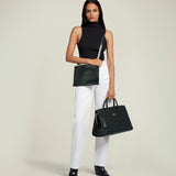 Metier - Private Eye Glossy Calfskin Forest Green