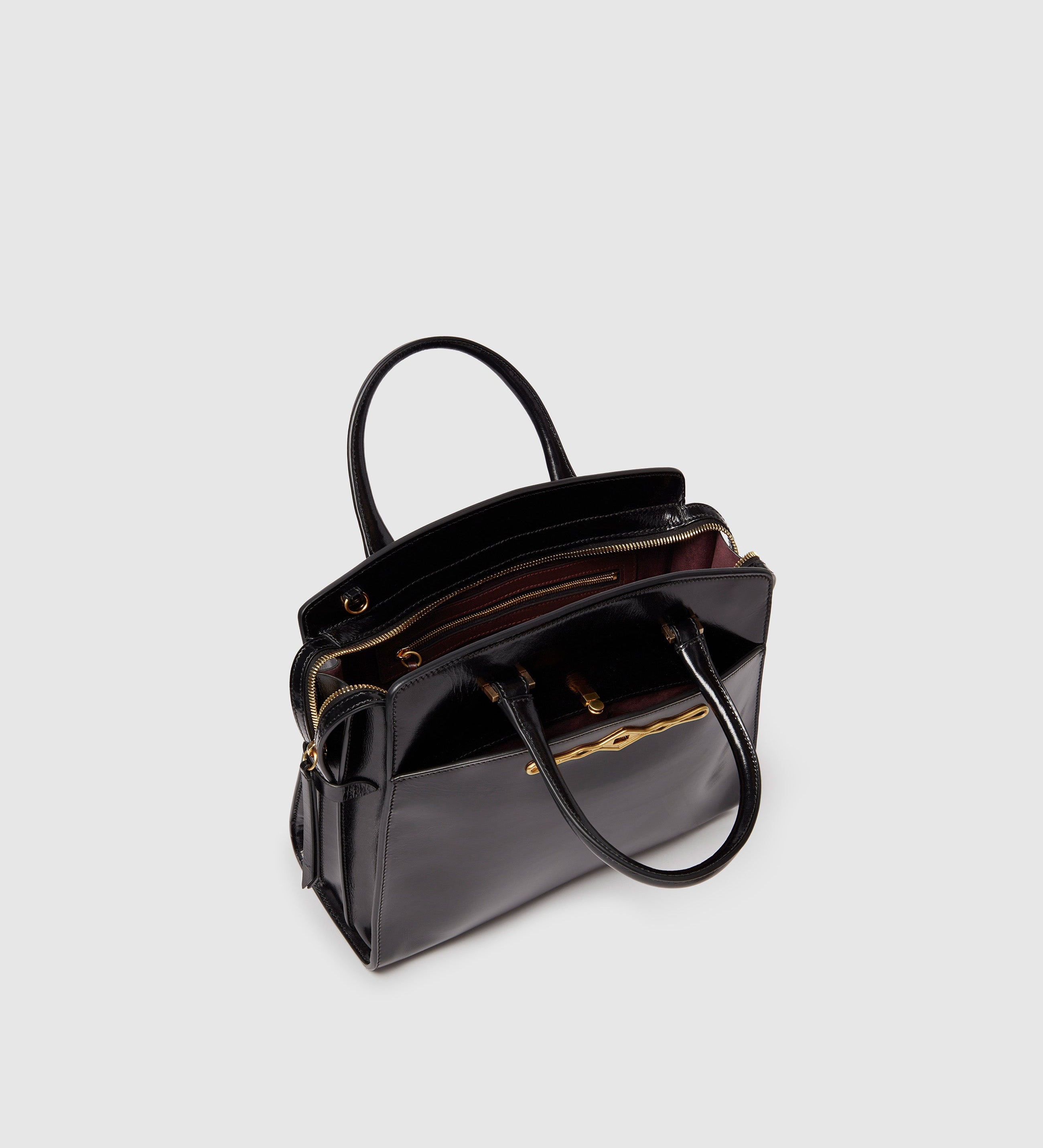 Metier - Fernando Jorge | Métier Private Eye Slim Glossy Calfskin Black