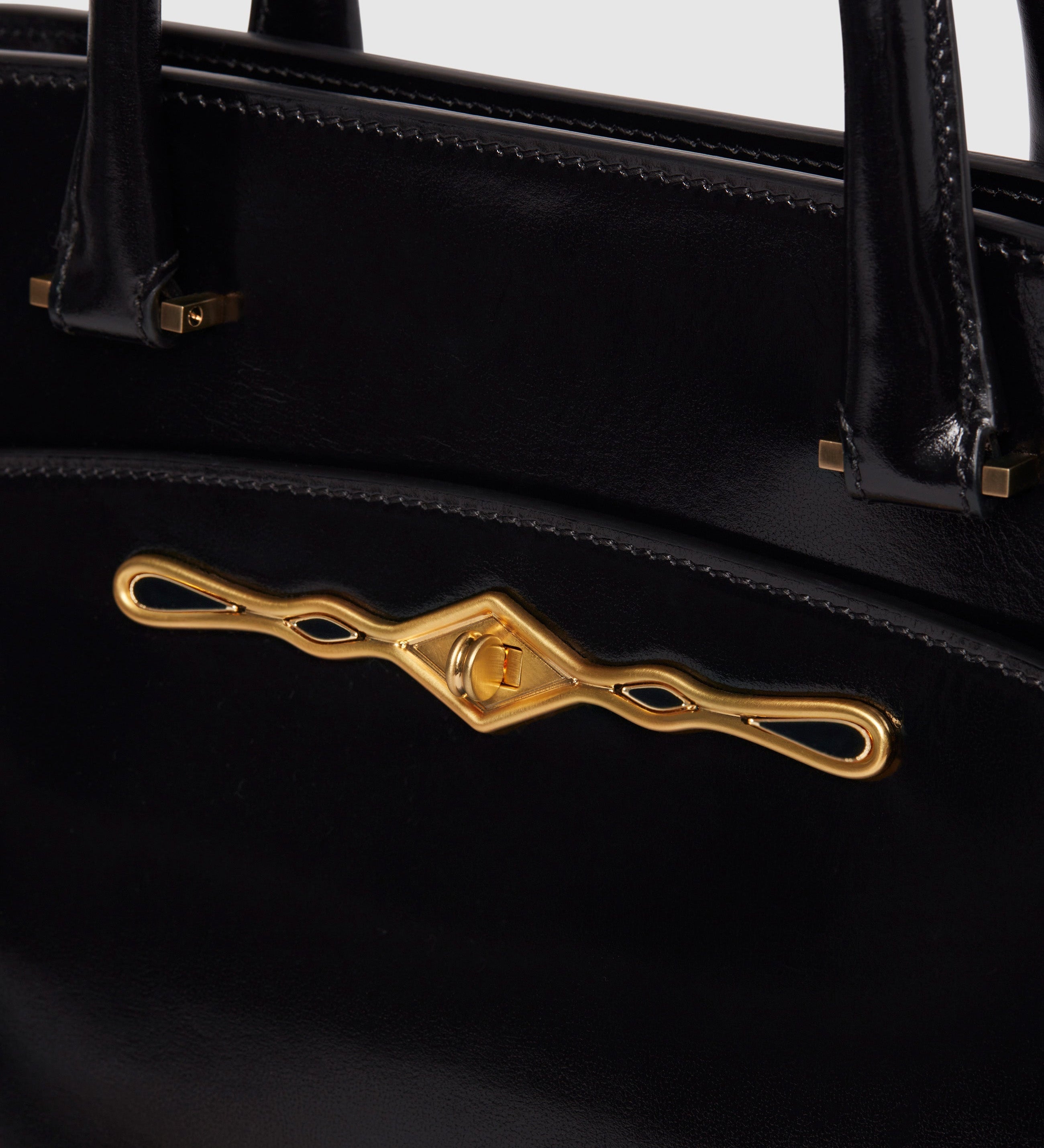Metier - Fernando Jorge | Métier Private Eye Slim Glossy Calfskin Black