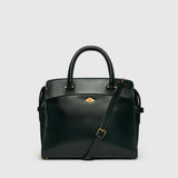 Metier - Private Eye Slim Glossy Calfskin Forest Green